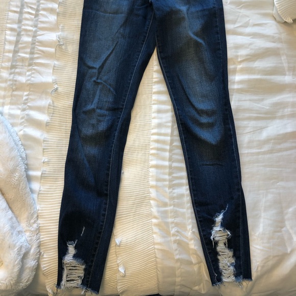 Flying Monkey Mid Rise Ankle Skinny Jeans - Picture 5 of 8
